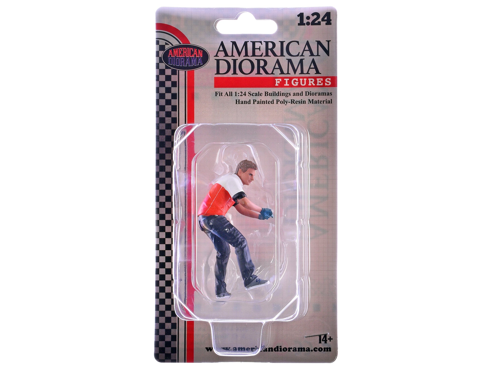 "Race Crew" Figure #6 for 1/24 Scale Models by American Diorama - image 3