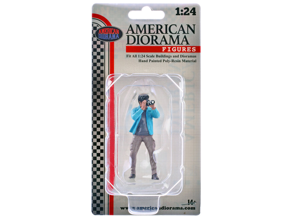 "Photographers" Figure #1 for 1/24 Scale Models by American Diorama - image 2