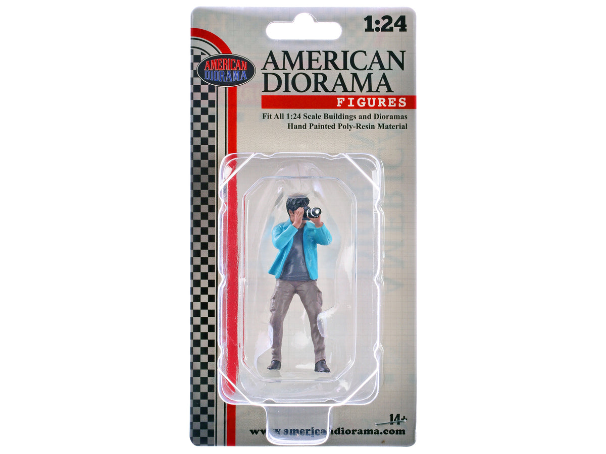 "Photographers" Figure #1 for 1/24 Scale Models by American Diorama - image 2