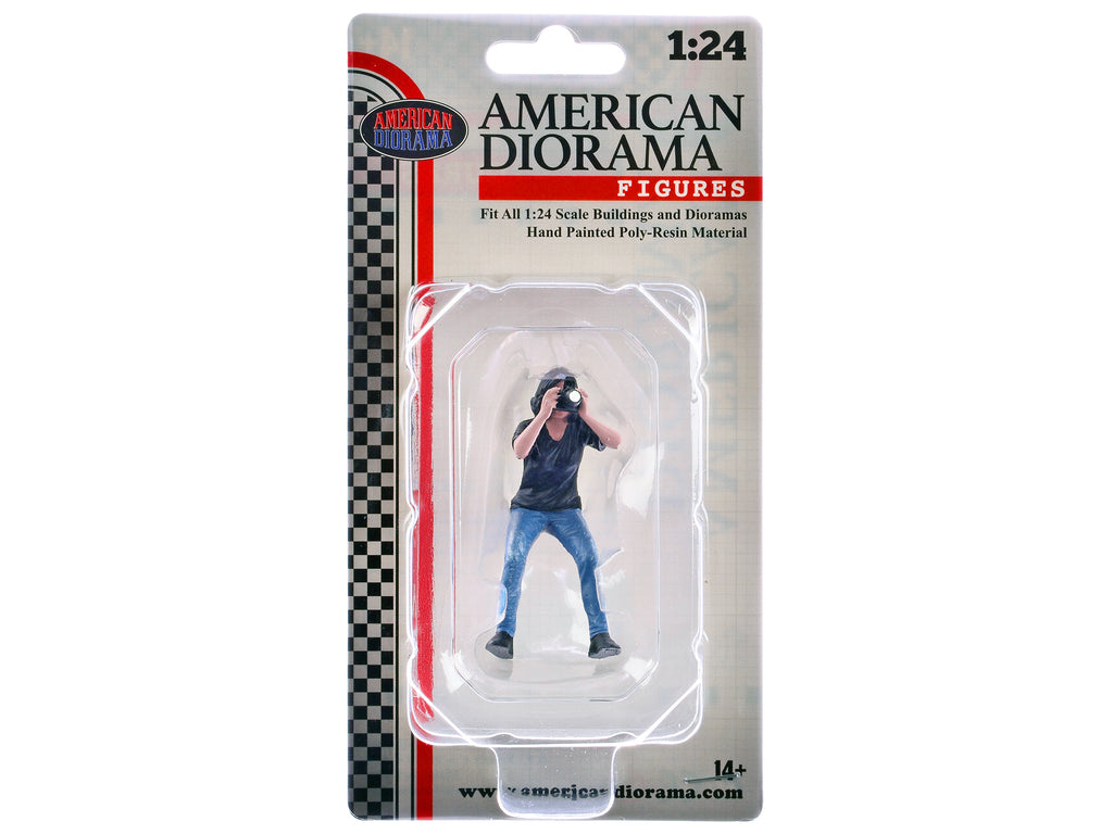 "Photographers" Figure #4 for 1/24 Scale Models by American Diorama - image 4