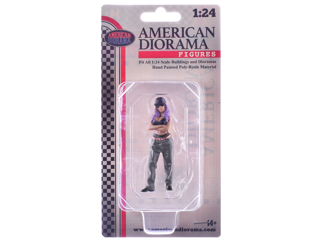 "Hanging Out 3" Figure #2 for 1/24 Scale Models by American Diorama