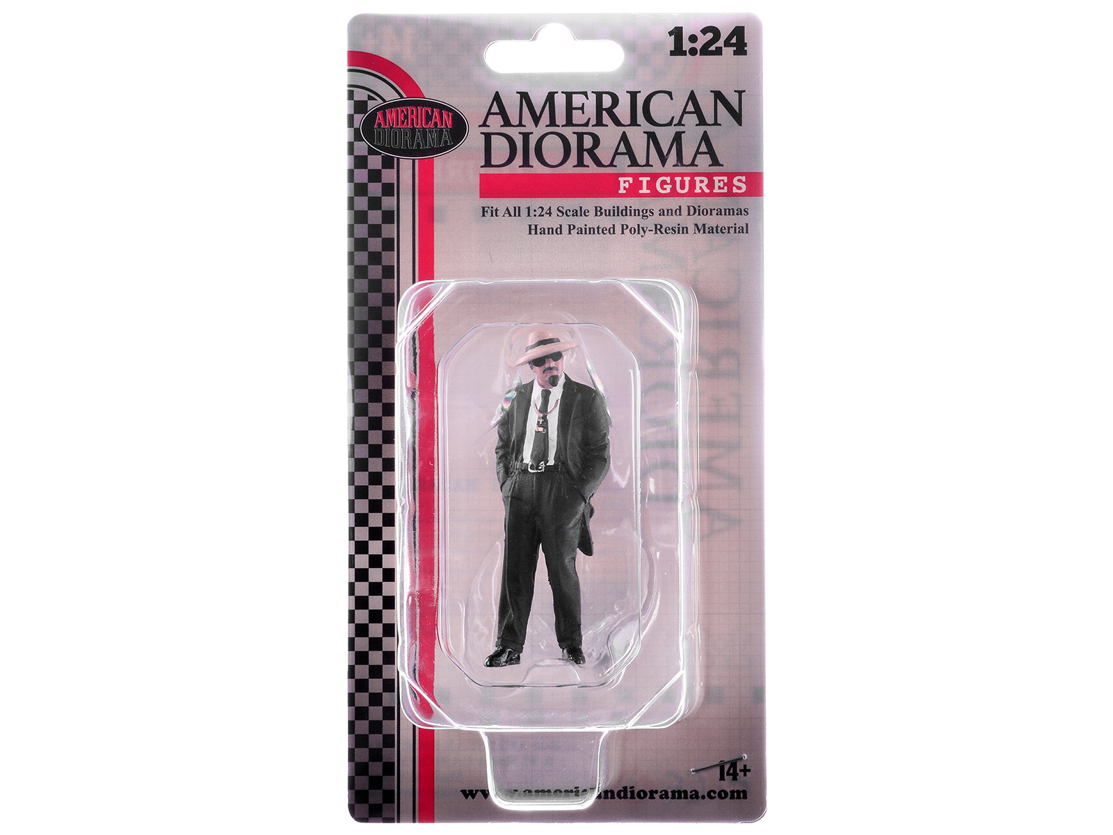 "Hanging Out 3" Figure #5 for 1/24 Scale Models by American Diorama