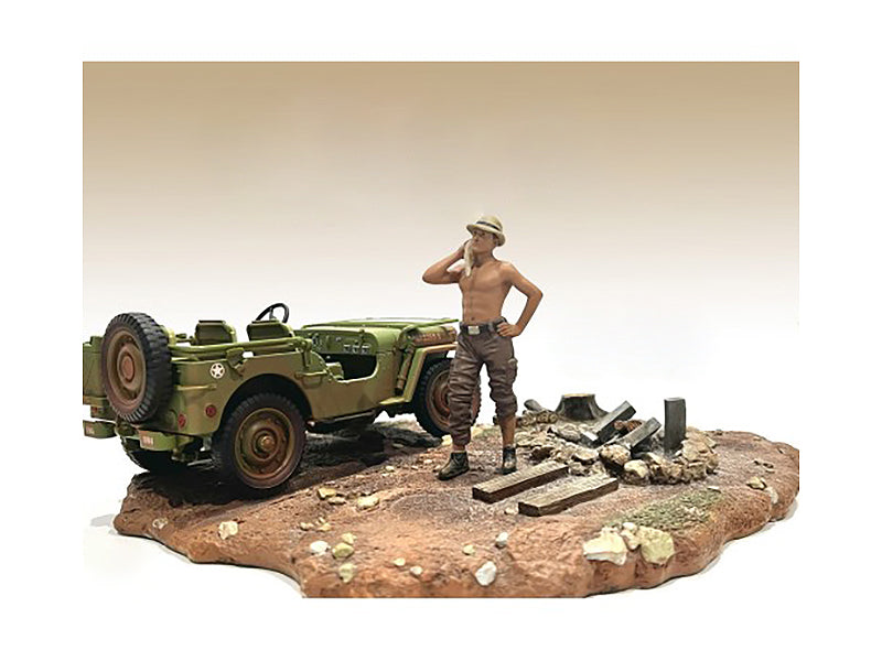 "4X4 Mechanic" Figure 1 for 1/18 Scale Models by American Diorama - image 3