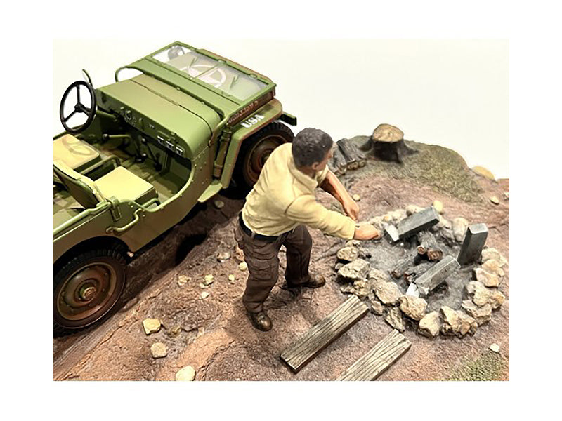 "4X4 Mechanic" Figure 3 for 1/18 Scale Models by American Diorama - image 3
