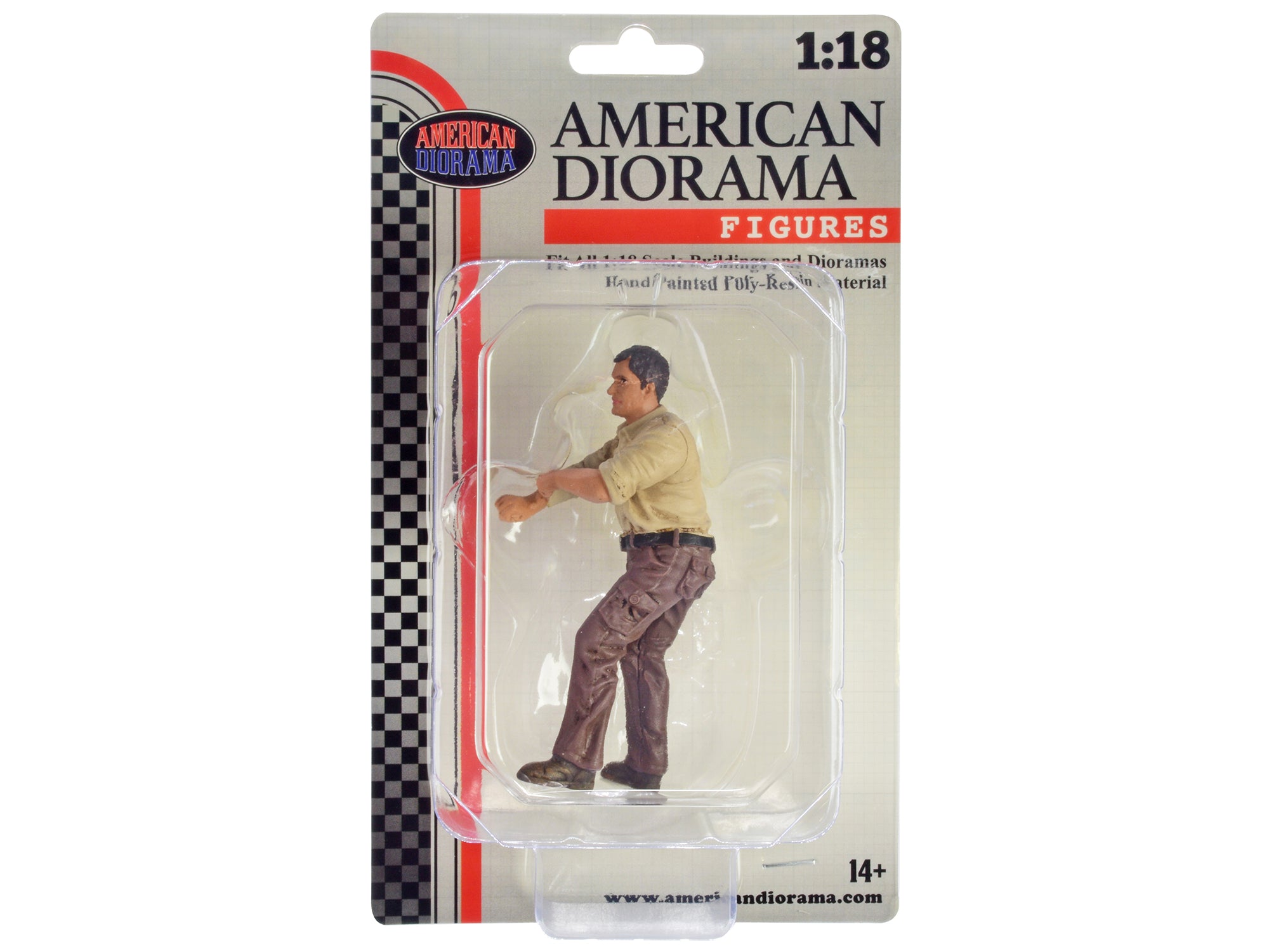 "4X4 Mechanic" Figure 3 for 1/18 Scale Models by American Diorama - image 4