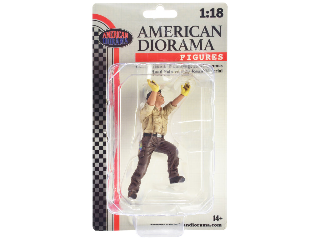 "4X4 Mechanic" Figure 5 for 1/18 Scale Models by American Diorama - image 4