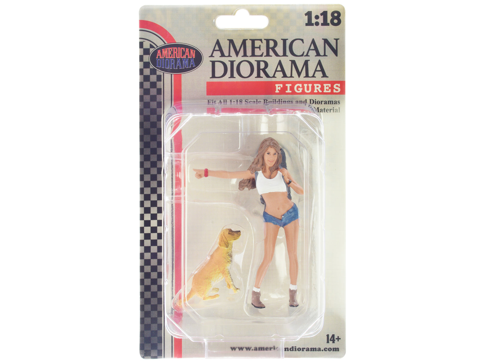 "Figure18 Series 1" Figure 705 Set of 2 pieces for 1/18 Scale Models by American Diorama - image 3