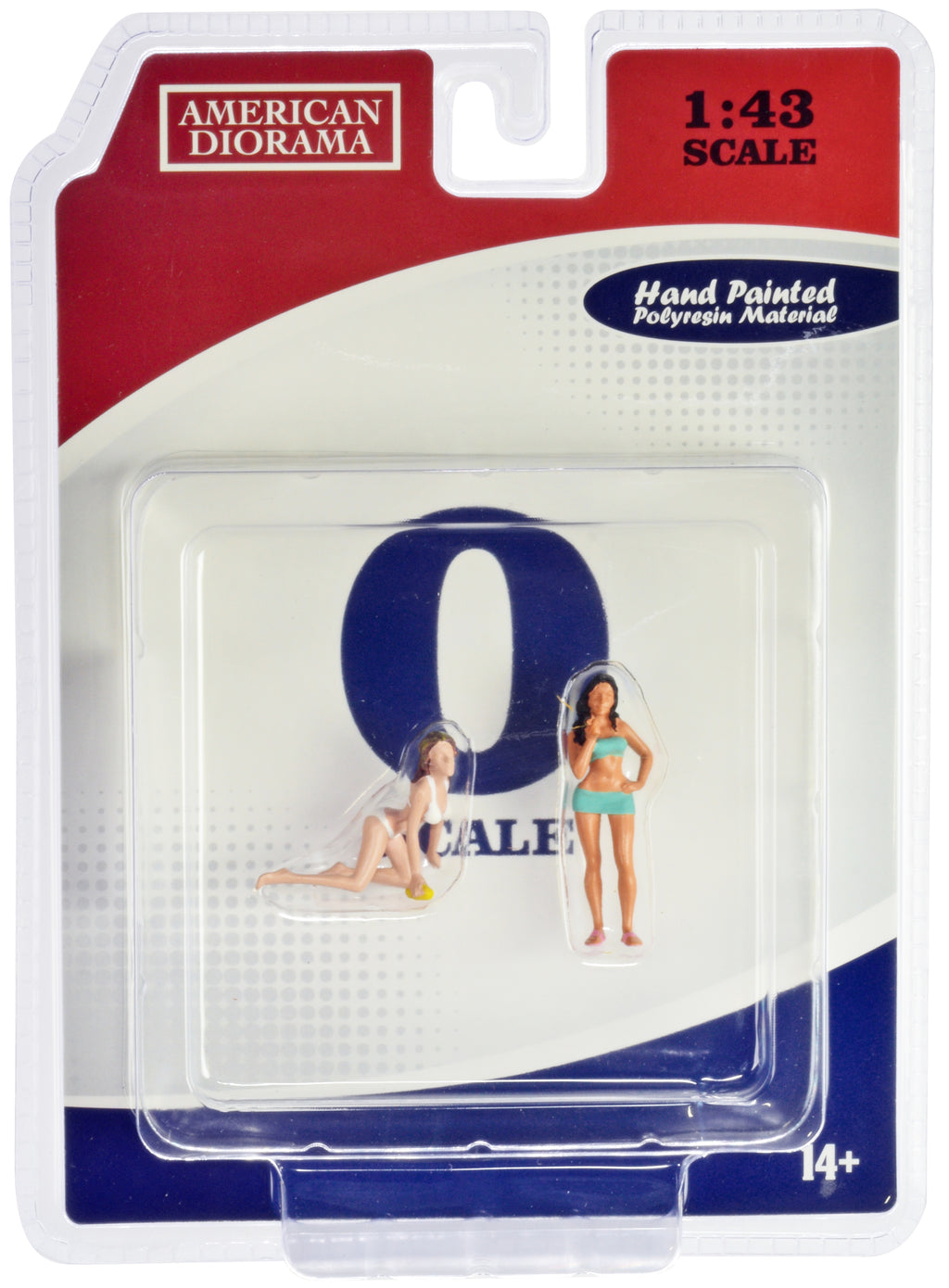 "Car Wash Girls" Set 1 Dorothy and Barbara 2 Piece Figure for 1/43 Scale Models by American Diorama - image 3