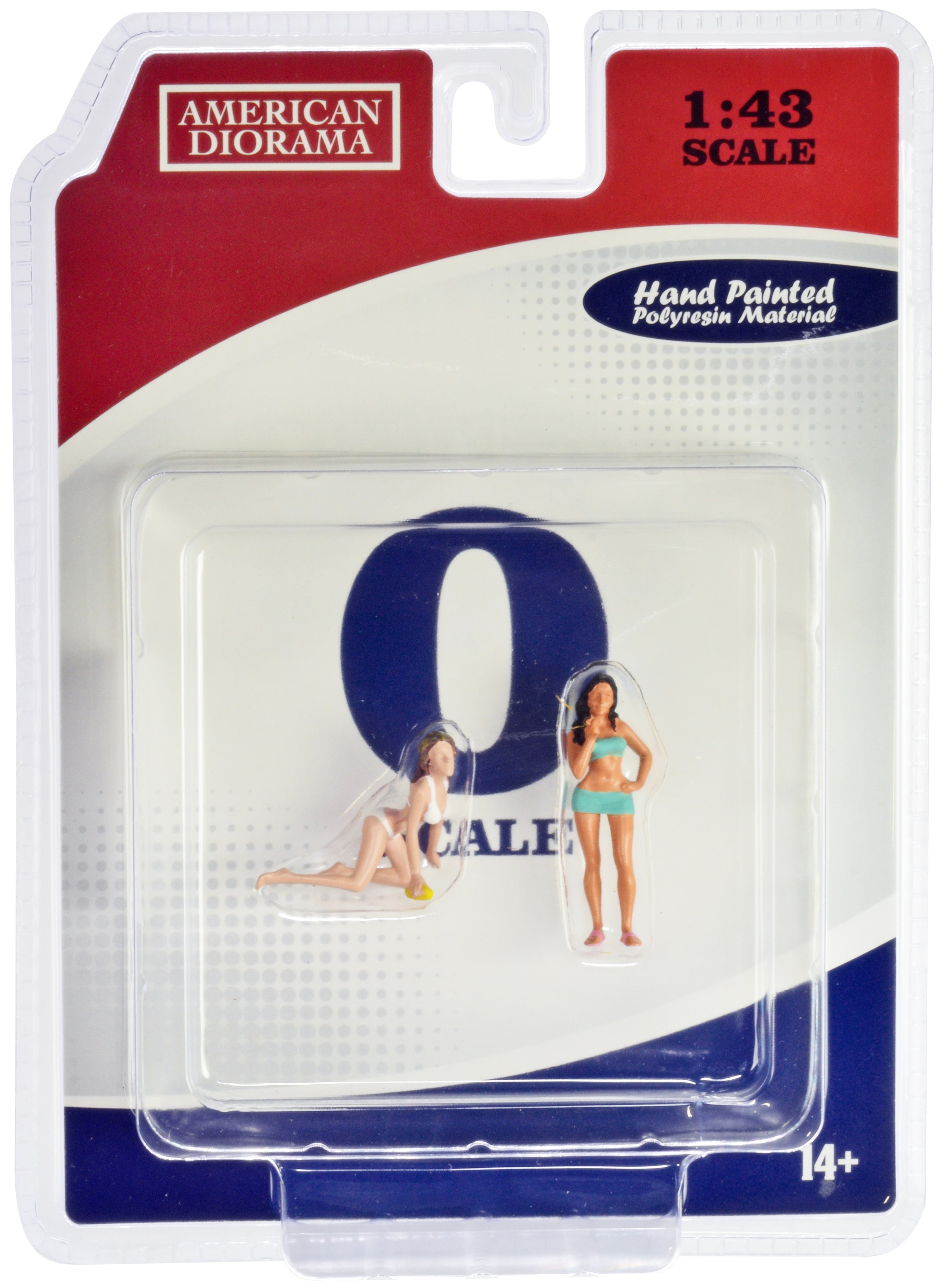 "Car Wash Girls" Set 1 Dorothy and Barbara 2 Piece Figure for 1/43 Scale Models by American Diorama - image 3
