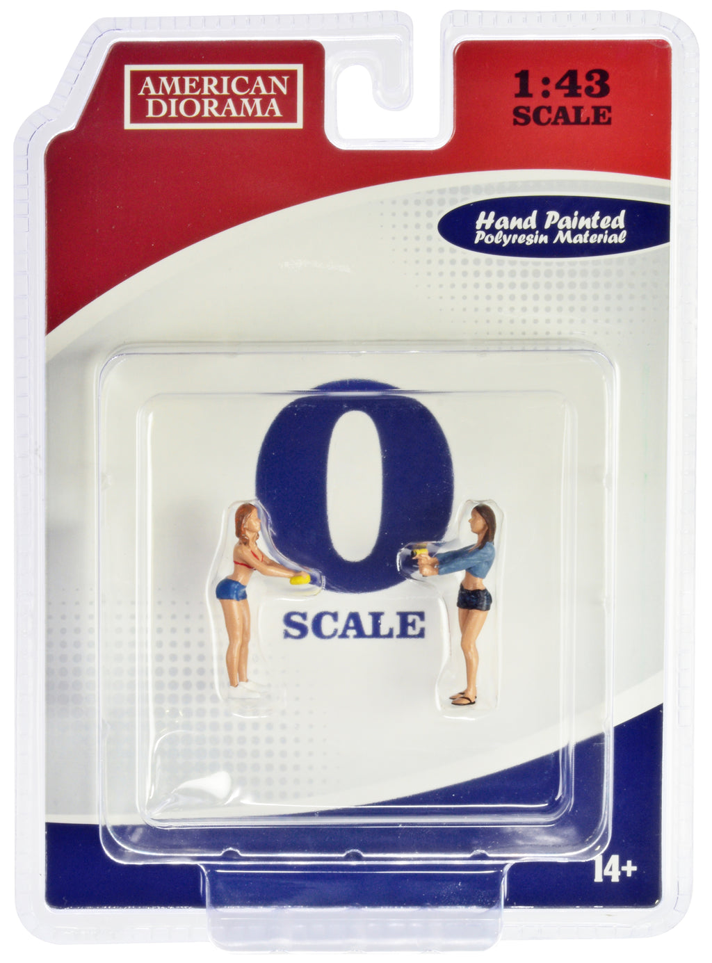 "Car Wash Girls" Set 2 Jessica and Jennifer 2 Piece Figure Set for 1/43 Scale Models by American Diorama - image 3