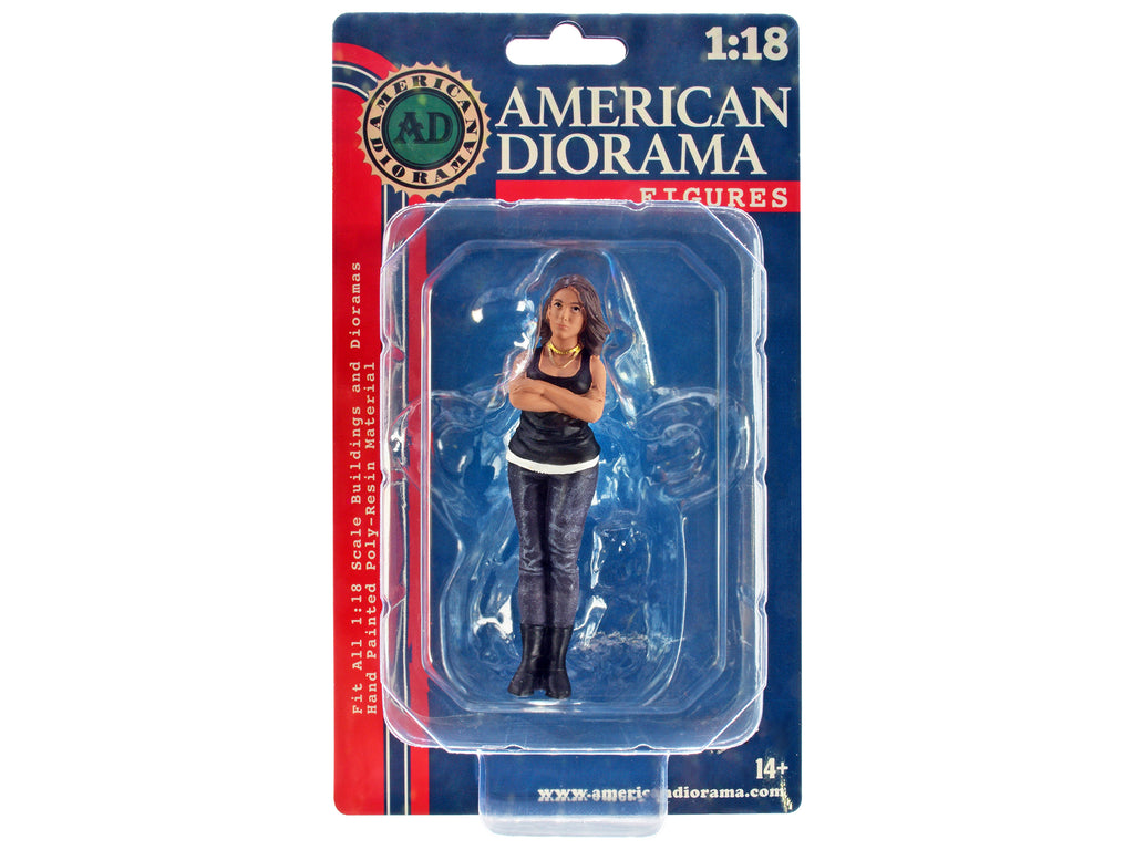 "Car Meet 3" Figure 2 for 1/18 Scale Models by American Diorama - image 3