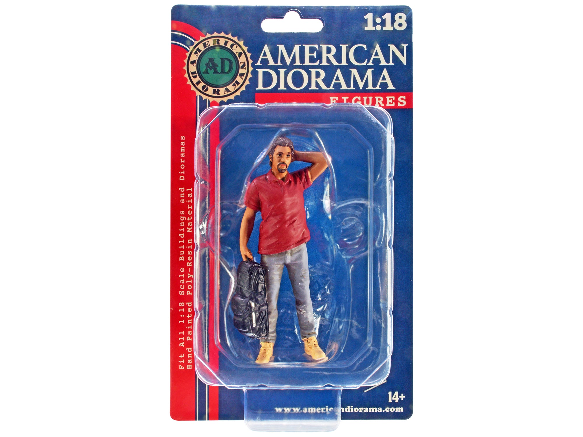 "Campers" Figure 4 for 1/18 Scale Models by American Diorama - image 3
