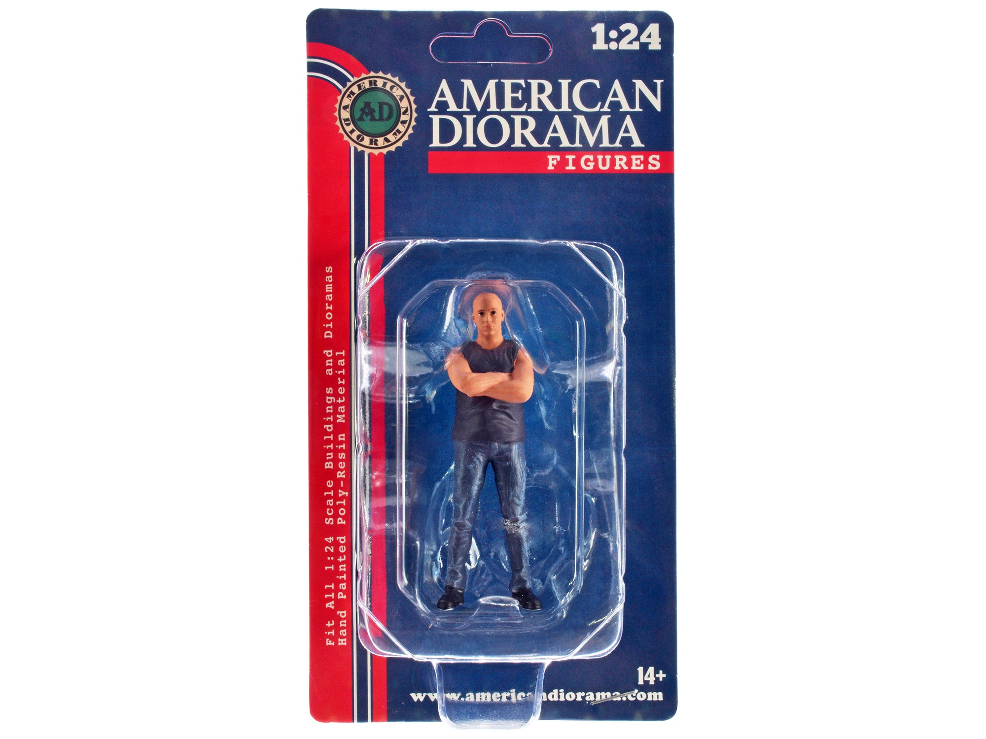 "Car Meet 3" Figurine 1 for 1/24 Scale Models by American Diorama - image 2