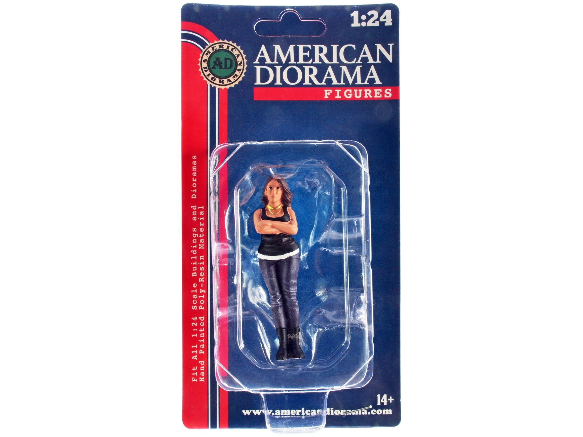 "Car Meet 3" Figurine 2 for 1/24 Scale Models by American Diorama - image 3