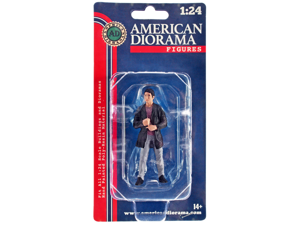 "Car Meet 3" Figurine 3 for 1/24 Scale Models by American Diorama - image 3