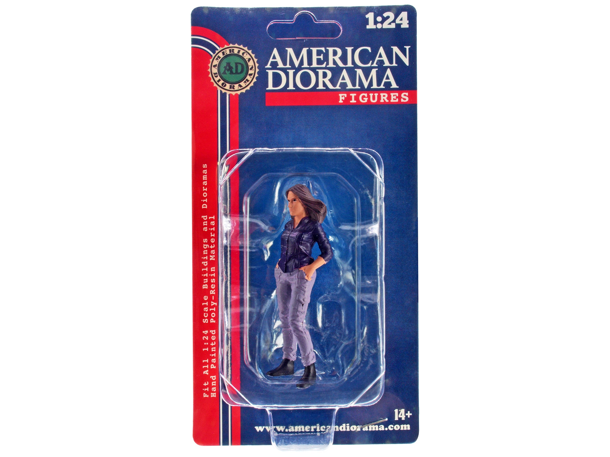"Car Meet 3" Figurine 5 for 1/24 Scale Models by American Diorama - image 3