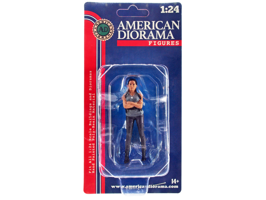 "Car Meet 3" Figurine 7 for 1/24 Scale Models by American Diorama - image 3