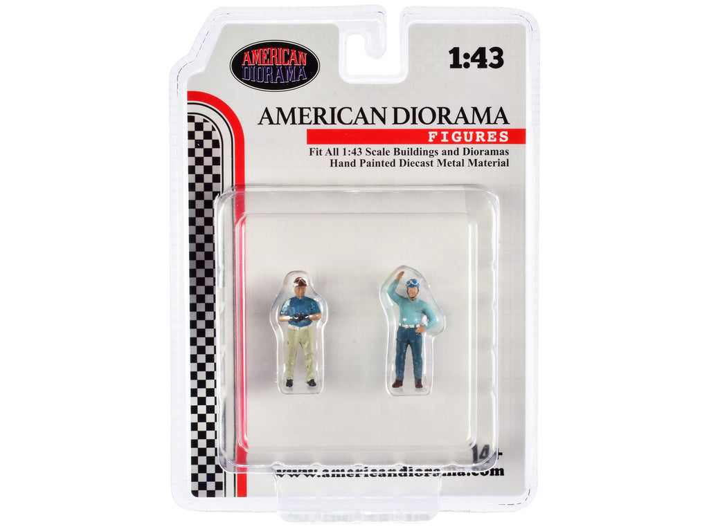 "Racing Legends" 50's Set of 2 Diecast Figures for 1/43 Scale Models by American Diorama - image 4