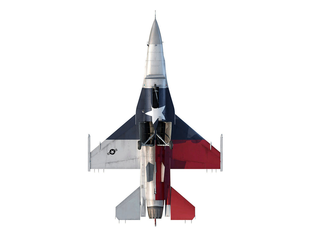 Lockheed F-16C Fighting Falcon Fighter Aircraft "301st FW 457th FS Spads 75th Anniversary" (2019) United States Air Force "Collector Series" 1/100 Diecast Model by Air Force 1