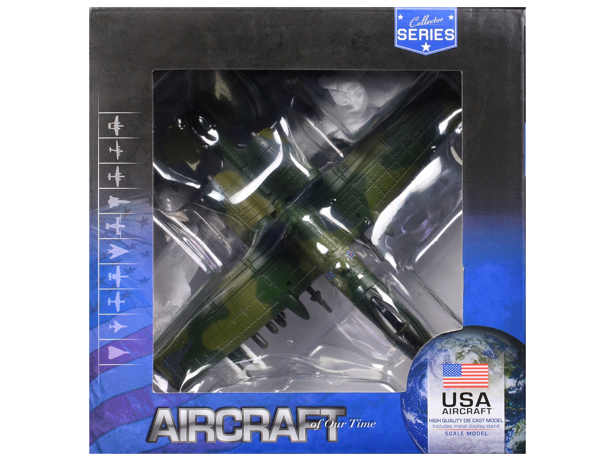 Fairchild Republic A-10 Thunderbolt II Aircraft "23rd TFW 74th TFS Flying Tigers" United States Air Force "Collector Series" 1/144 Diecast Model by Air Force 1