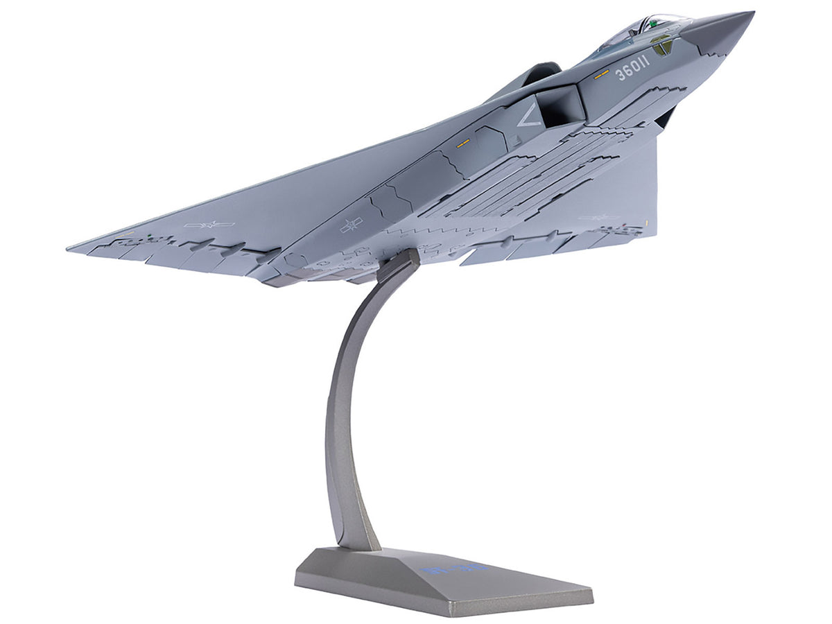 CAC J-36 Stealth Fighter Aircraft "Chinese Military" People’s Liberation Army Air Force 1/100 Diecast Model by Air Force 1 - image 5
