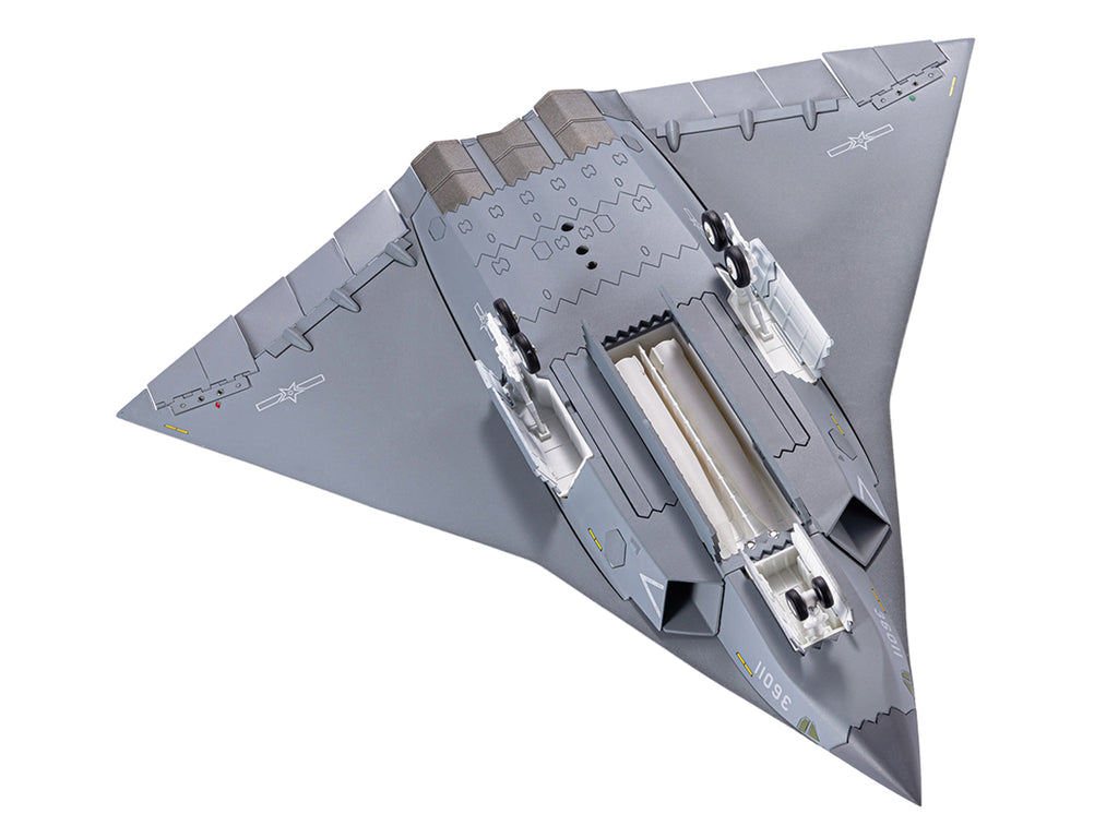 CAC J-36 Stealth Aircraft "People's Liberation Army Air Force" 1/72 Diecast Model by Air Force 1