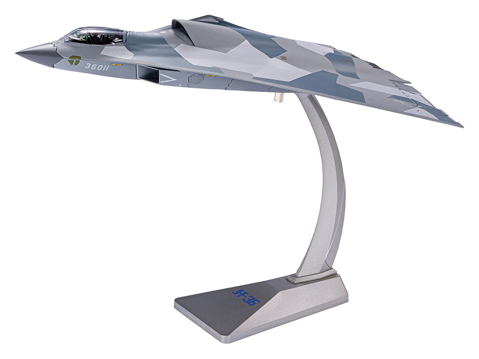 CAC J-36 Stealth Aircraft "People's Liberation Army Air Force" 1/72 Diecast Model by Air Force 1