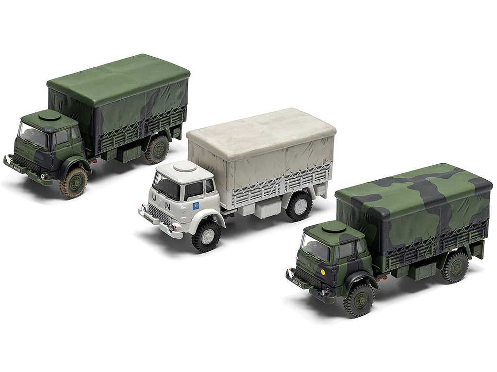 Level 1 Model Kit British Army 4-ton 4x4 GS Truck with 3 Scheme Options 1/76 Scale Plastic Model Kit by Airfix - image 2