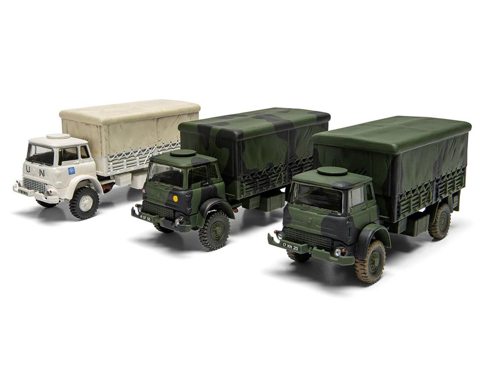 Level 1 Model Kit British Army 4-ton 4x4 GS Truck with 3 Scheme Options 1/76 Scale Plastic Model Kit by Airfix - image 3