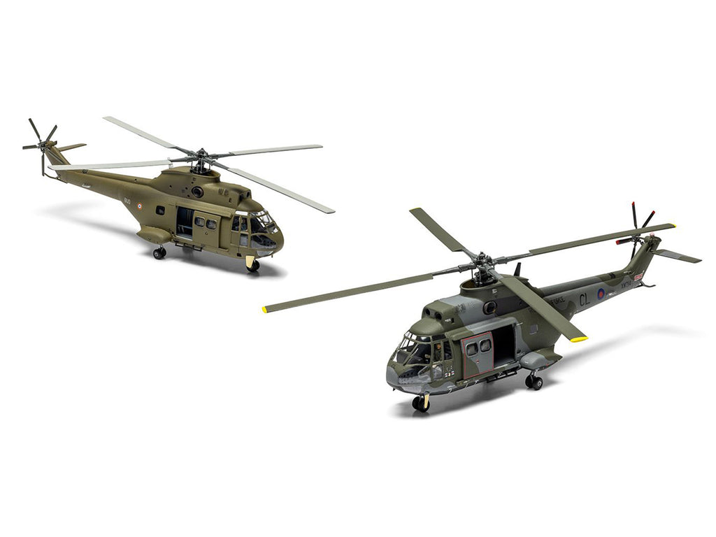 Level 2 Model Kit Westland Puma HC.1 Helicopter with 2 Scheme Options 1/72 Plastic Model Kit by Airfix - image 2