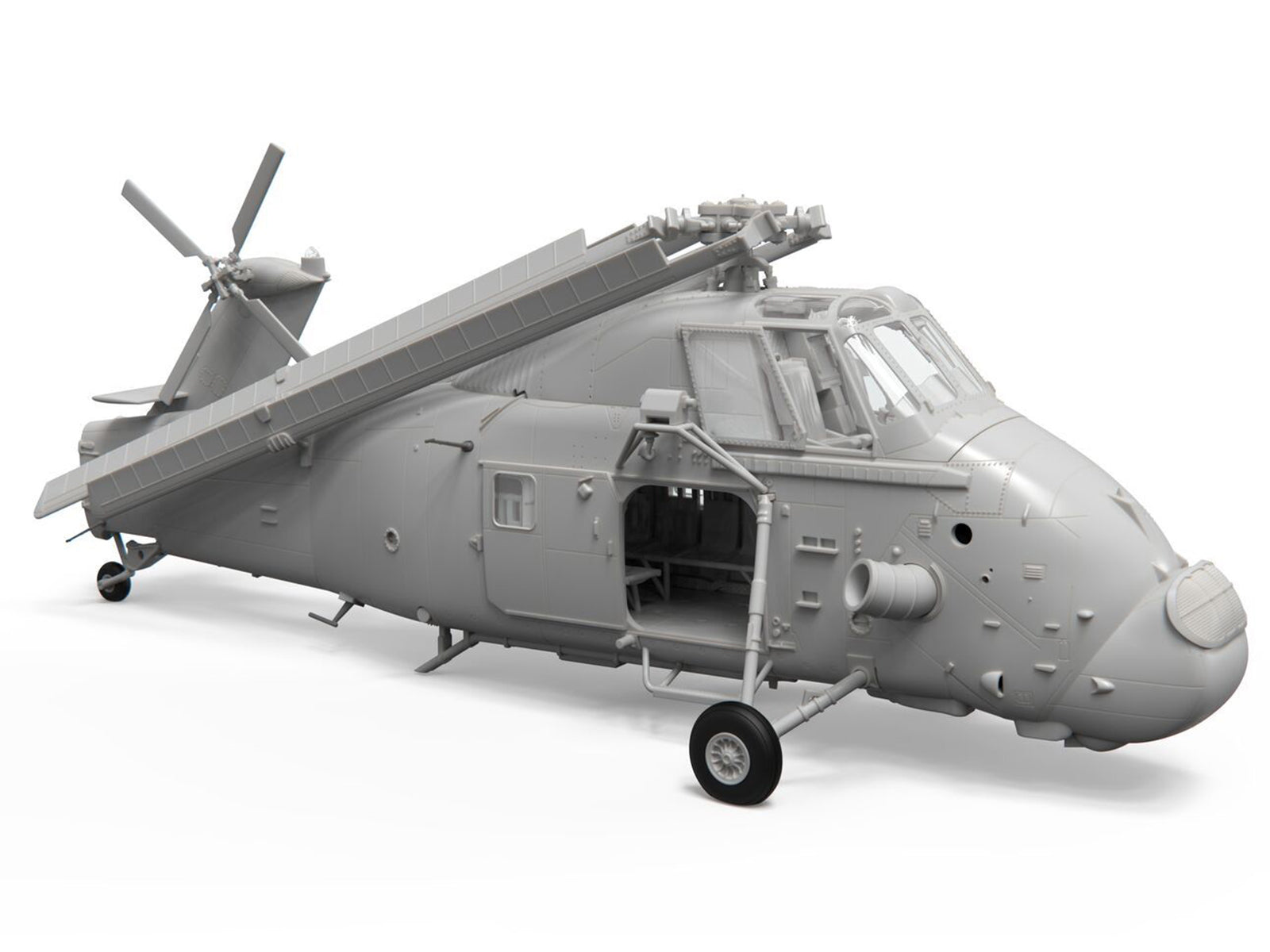 Level 2 Model Kit Westland Wessex HC.2 Helicopter with 3 Scheme Options 1/72 Plastic Model Kit by Airfix - image 4