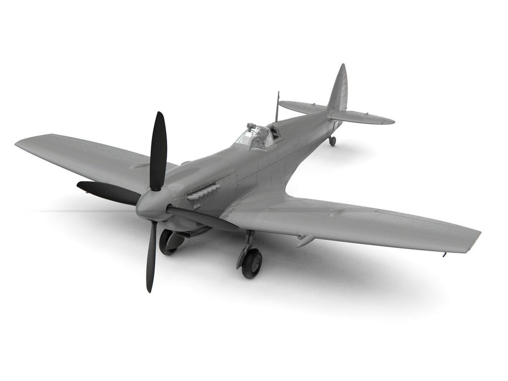 Level 2 Model Kit Supermarine Spitfire Mk.IXe Fighter Aircraft with 3 Scheme Options 1/48 Plastic Model Kit by Airfix - image 4