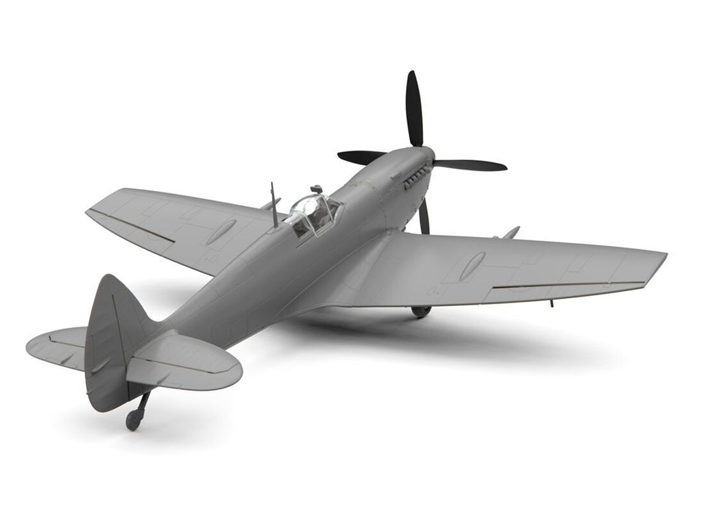 Level 2 Model Kit Supermarine Spitfire Mk.IXe Fighter Aircraft with 3 Scheme Options 1/48 Plastic Model Kit by Airfix - image 5