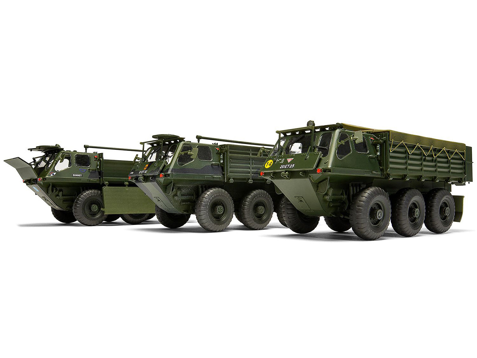 Level 3 Model Kit Alvis FV622 Stalwart Mk.2 Military Truck with 3 Scheme Options 1/35 Scale Plastic Model Kit by Airfix - image 2