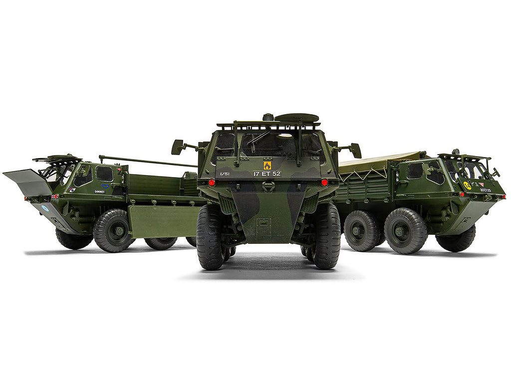 Level 3 Model Kit Alvis FV622 Stalwart Mk.2 Military Truck with 3 Scheme Options 1/35 Scale Plastic Model Kit by Airfix - image 4