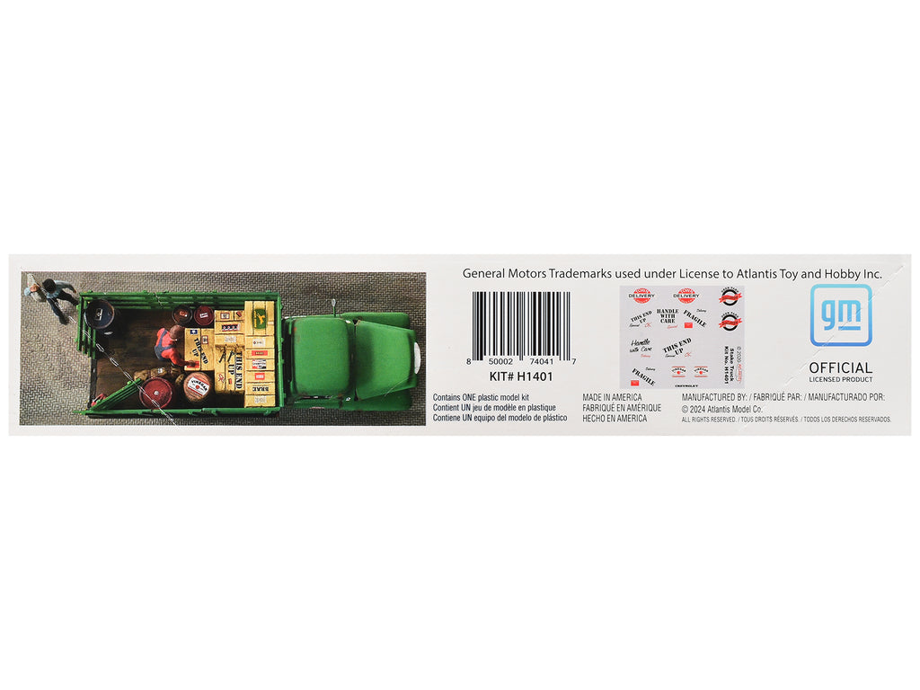 Skill 2 Model Kit 1955 Chevrolet 2-Ton Stake Truck 1/48 Scale Model by Atlantis - image 2
