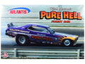 Skill 3 Model Kit Rich Guasco's "Pure Hell" Funny Car 1/16 Scale Model by Atlantis