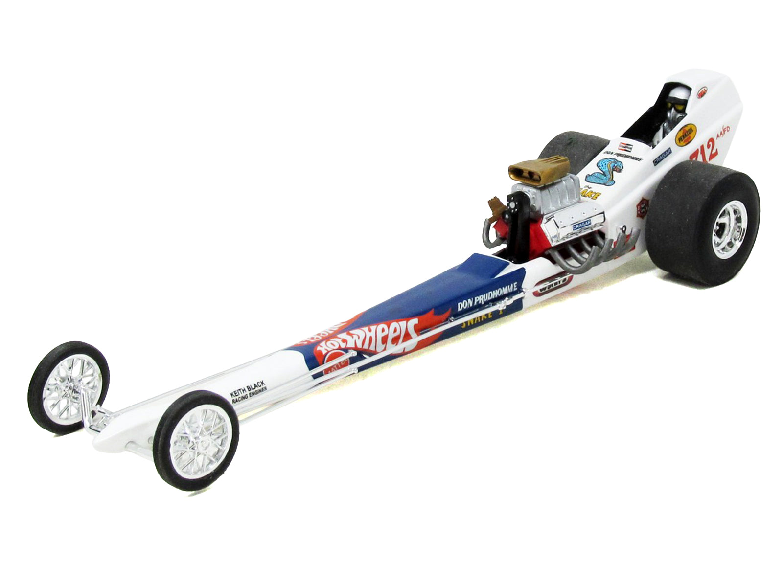Skill 2 Model Kit Don the Snake Prudhomme's "AA" Fuel Front Engine Rail Dragste 1/24 Scale Model by Atlantis - image 2