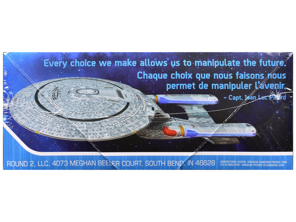 Skill 2 Model Kit U.S.S. Enterprise NCC-1701-D Space Ship "Star Trek: The Next Generation" (1987) TV Series 1/2500 Scale Model by AMT - image 2