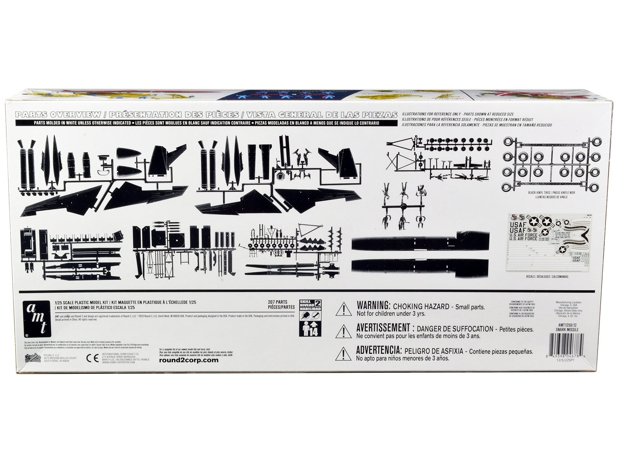 Skill 2 Model Kit Northrop SM-62 Snark Intercontinental Guided Missile 1/48 Scale Model by AMT - image 4