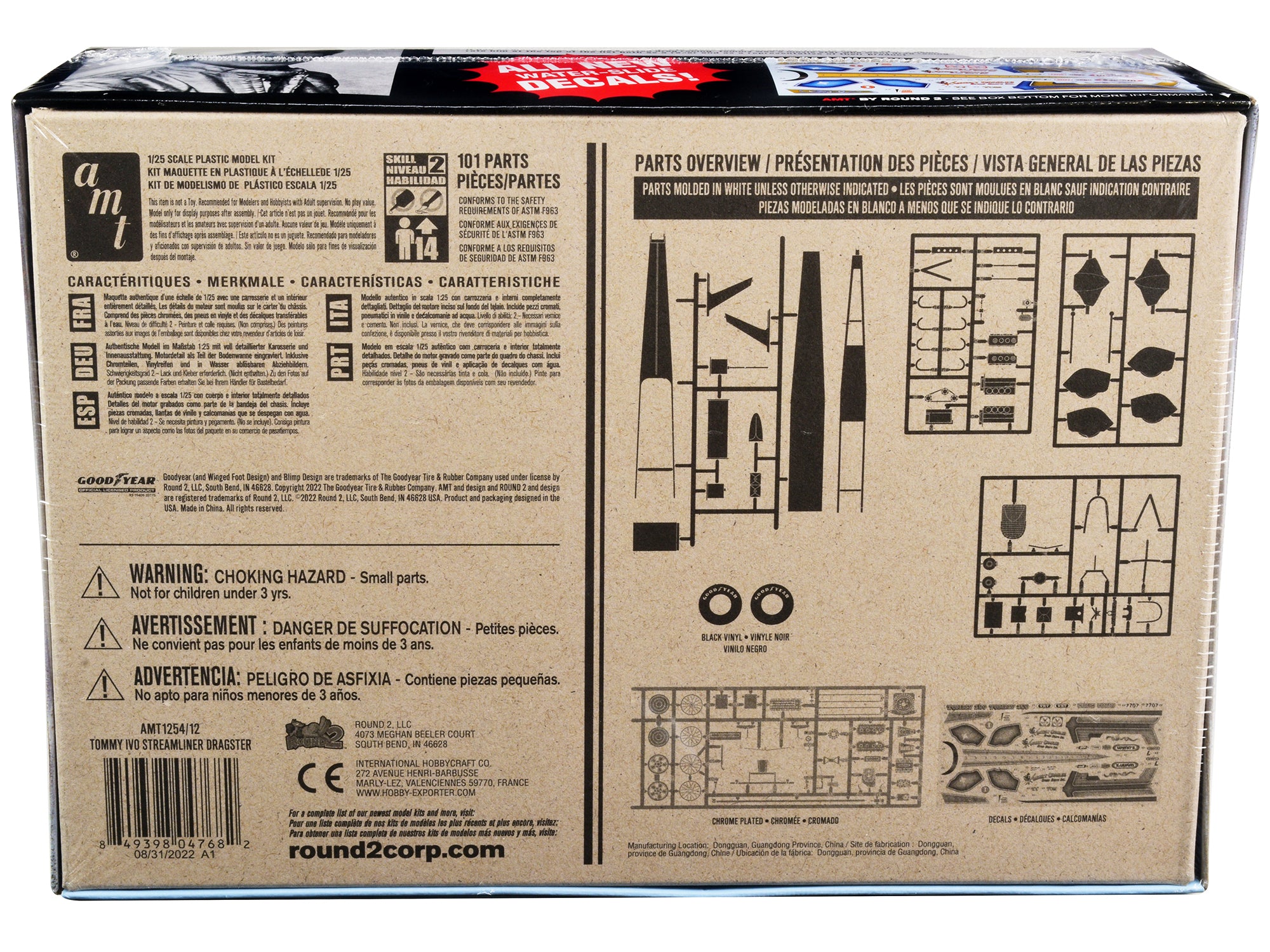 Skill 2 Model Kit Tommy Ivo Streamliner Dragster 1/25 Scale Model by AMT - image 4