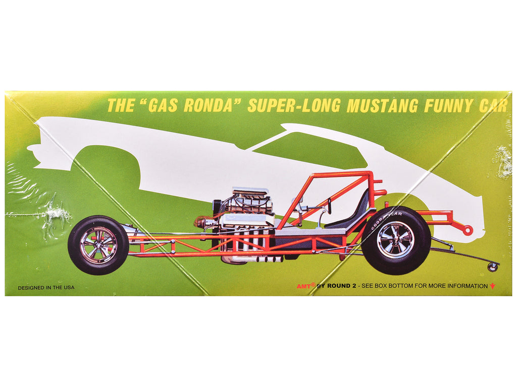 Skill 2 Model Kit 1969 Ford Mustang Longnose Funny Car "Gas Ronda" 1/25 Scale Model by AMT - image 3