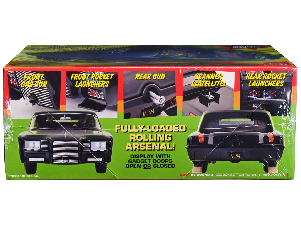 Skill 2 Model Kit Black Beauty "The Green Hornet" (1966–1967) TV Series with Green Hornet and Kato Figures 1/25 Scale Model by AMT - image 3