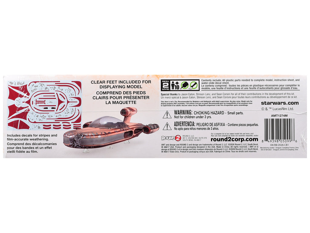 Skill 2 Model Kit Luke Skywalker's X-34 Landspeeder "Star Wars: Episode IV – A New Hope" (1977) Movie 1/12 Scale Model by AMT - image 3