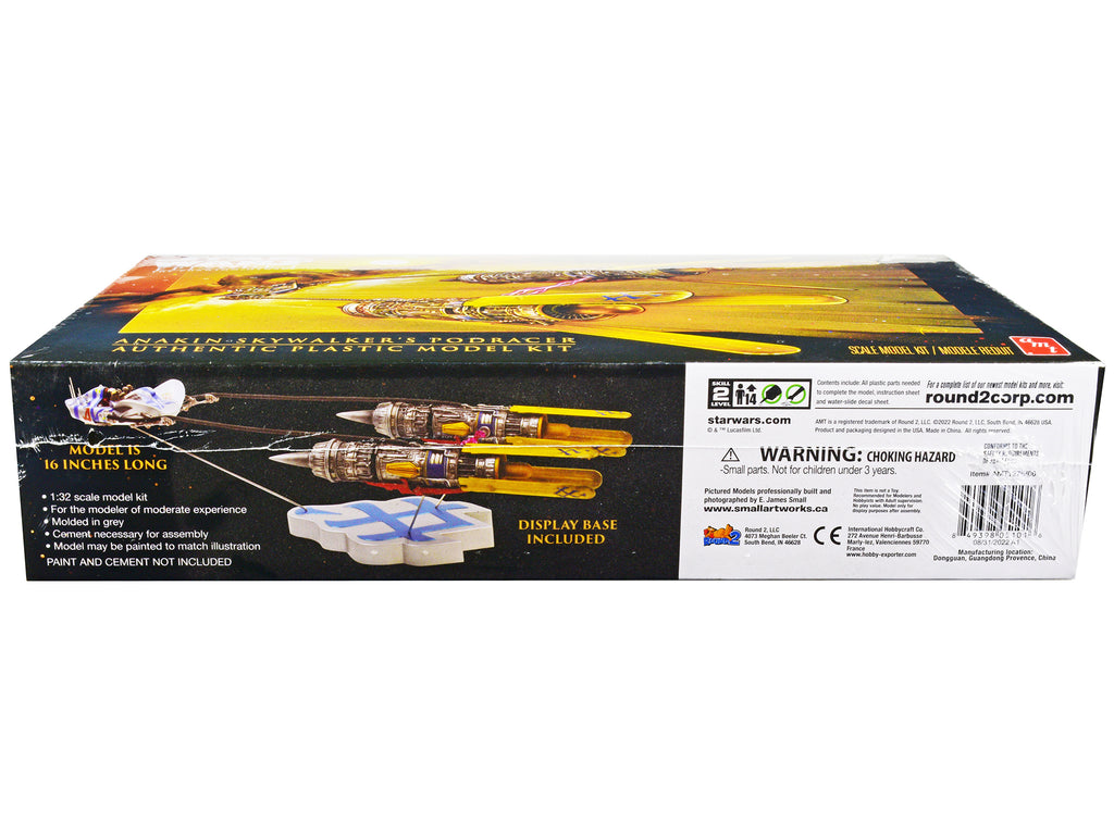 Skill 2 Model Kit Anakin Skywalker's Podracer "Star Wars Episode I: The Phantom Menace" 1/32 Scale Model by AMT - image 3