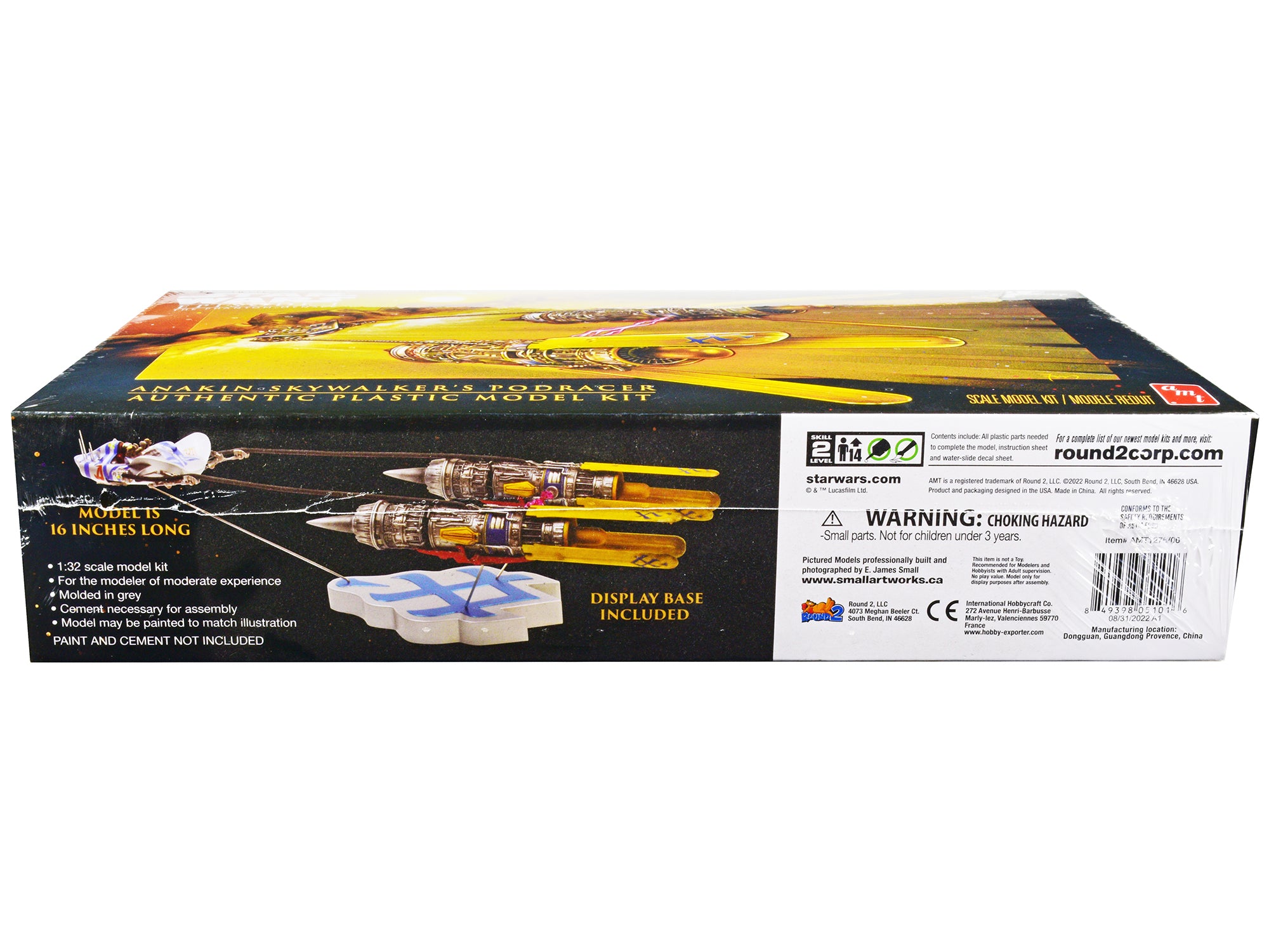 Skill 2 Model Kit Anakin Skywalker's Podracer "Star Wars Episode I: The Phantom Menace" 1/32 Scale Model by AMT - image 3