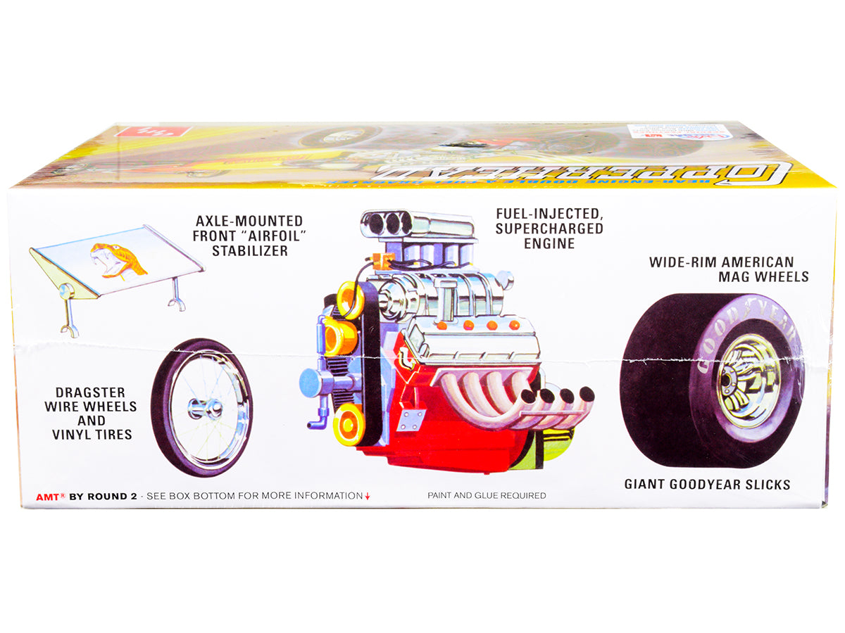 Skill 2 Model Kit 1934 Copperhead Rear-Engine Double A Fuel Dragster 1/25 Scale Model by AMT - image 2