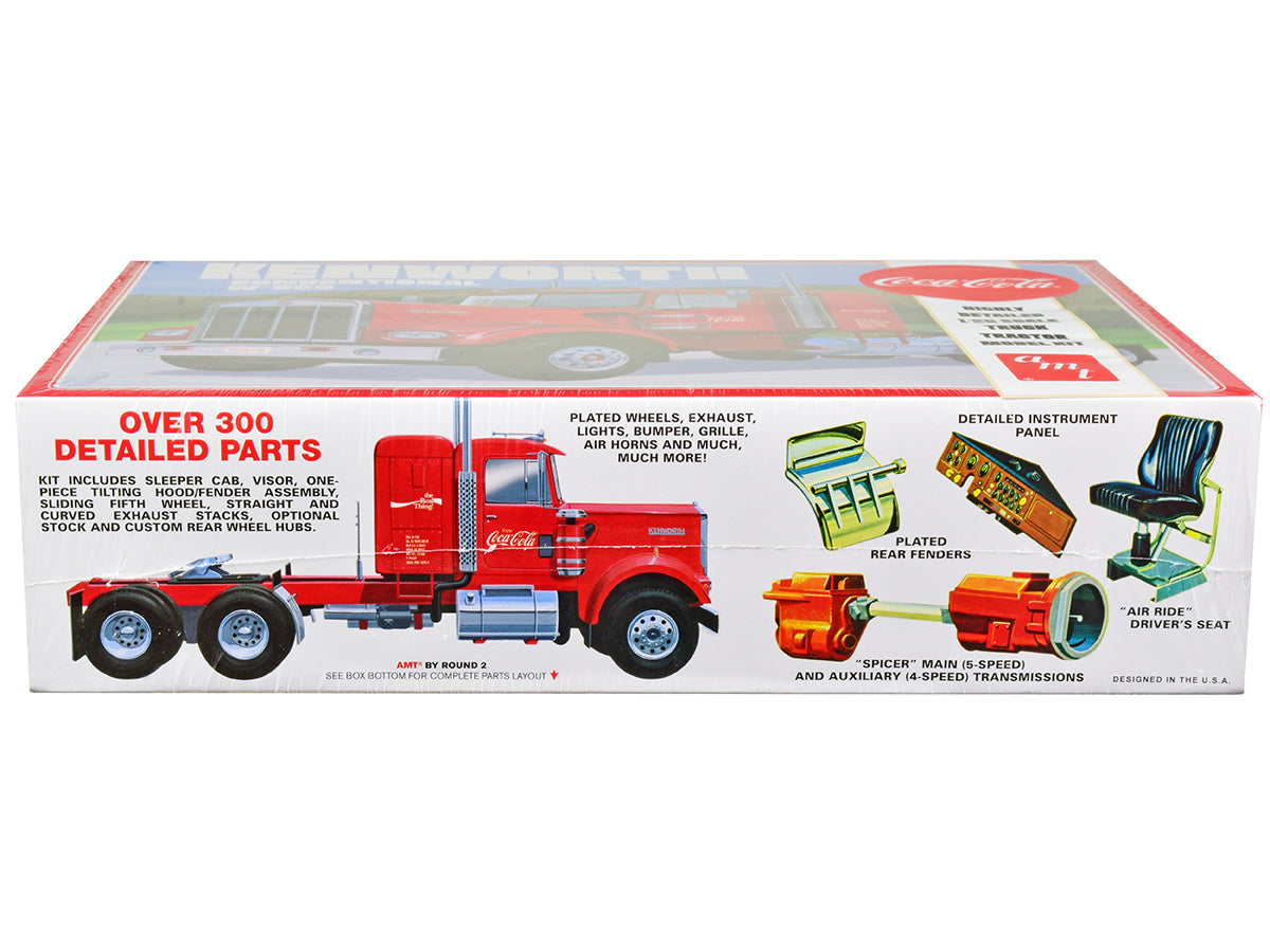 Skill 3 Model Kit Kenworth Conventional W-925 Tractor Truck "Coca-Cola" 1/25 Scale Model by AMT - image 3