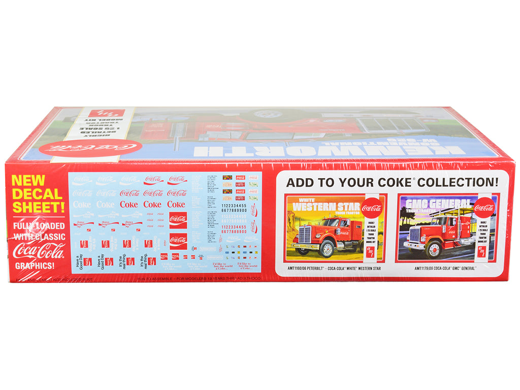 Skill 3 Model Kit Kenworth Conventional W-925 Tractor Truck "Coca-Cola" 1/25 Scale Model by AMT - image 2