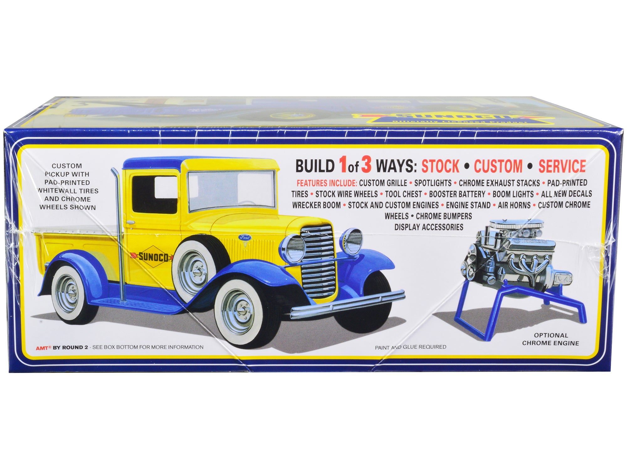 Skill 2 Model Kit 1934 Ford Pickup Truck "Sunoco" 3 in 1 Kit 1/25 Scale Model by AMT - image 2